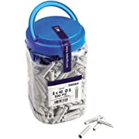 Index Fixing Systems TN4S06EP Taco de Nylon de 4 Segmentos para Todo Tipo de Materiales- 0 W- 0 V- 6 x 30 mm- Set de…